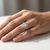 0.50tcw diamond engagement ring in cluster setting in 10kt — three-quarter angle (2)