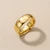 Comfort Fit Gold Wedding Band 8mm