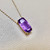 Unique Amethyst Statement Pendant