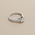 Round Channel Set Engagement Ring 1.00tcw