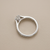 Round Channel Set Engagement Ring 1.00tcw