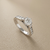 Round Channel Set Engagement Ring 1.00tcw