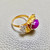 Star Sapphire Butterfly Ring 2.43tcw