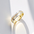 Matte & Milgrain Wedding Band 6mm Two Tone