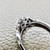 infinity design on diamond engagement ring with hearts