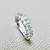 Sophisticated 5mm Oval Diamond Eternity Band with 3.25 Carat Total Weight.