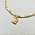 Lock Charm Gold Bracelet 5.00g