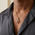 Zoisite Pendant | Unique Mens Necklace