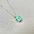 Afghani Emerald Pendant Necklace 1.78tcw