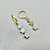 Dangling Star Earrings 0.20tcw