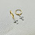 Petite Cross Drop Dangle Earrings 0.60tcw