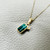 Bi-Tourmaline Diamond Pendant Necklace 0.77tcw in 14kt Yellow Gold
