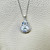 Handcrafted Rainbow Moonstone Necklace with Tanzanite and Diamond Accents
