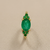 All-emerald ring 1.81tcw 18kt yellow gold side profile