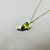 Treasured & Co Peridot Gold Diamond Pendant