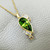 3.87tcw Peridot and Diamond Pendant Necklace