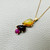 Handcrafted gemstone pendant necklace by Treasured & Co. Astoria NY