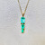 Luxury Colombian Emerald Cut Pendant