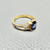 Emerald cut sapphire and diamond statement ring 14kt yellow gold 1.76tcw fine jewelry
