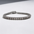 49 natural diamond tennis bracelet 14kt white gold close-up