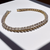 3 carat diamond tennis bracelet 14kt yellow gold front view