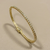 1.40 carat diamond tennis bracelet 10kt gold side profile
