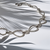 Substantial 8.40mm diamond tennis bracelet 10kt white gold close-up