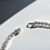 2 carat diamond tennis bracelet 14kt white gold detail