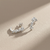 Baguette Round Diamond Stud Earrings 0.35tcw WG