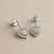 Diamond Earrings Studs Dangling Hearts 0.16tcw WG