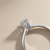 Round Diamond Solitaire Engagement Ring 0.60tcw White Gold