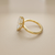 Marquise diamond engagement ring 3.06ct hidden halo 14kt yellow gold detail