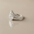 3 Carat Pear Lab Diamond Engagement Ring White Gold 4.08tcw