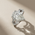 3 Carat Pear Lab Diamond Engagement Ring White Gold 4.08tcw