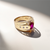 Gold Ruby Ring | Men's Rings