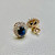 Stunning oval sapphire and diamond earrings with 3.28tcw gemstones, designed in luxurious 18kt gold Treasured & Co.