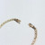 Twisted 14kt yellow gold rope bracelet detail