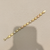 18kt Tri-Color Gold Dome Bracelet 9.75mm