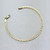 Flat Braided Gold Bracelet 3.30mm