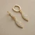 Diamond Dangle Earrings Yellow Gold 0.55tcw