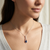 Oval Sapphire Diamond Halo Necklace 1.70tcw