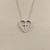 Cross Heart Diamond Necklace 0.50tcw