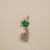 Oval Emerald Diamond Ring 0.50tcw 18kt Gold