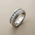Channel Set Diamond Milgrain Mens Wedding Ring 1.10tcw