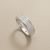 Invisible Set Diamond Wedding Ring 0.75tcw White Gold