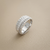 Thick Beaded Mens Diamond Wedding Ring 0.50tcw