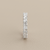 1 Carat Princess-Cut Diamond Wedding Band White Gold