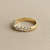 Half-Bezel Waves Diamond Band 0.24tcw