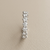 7-Stone Diamond Band White Gold 0.77tcw