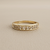 Channel Set Diamond Band Yellow Gold 0.45tcw